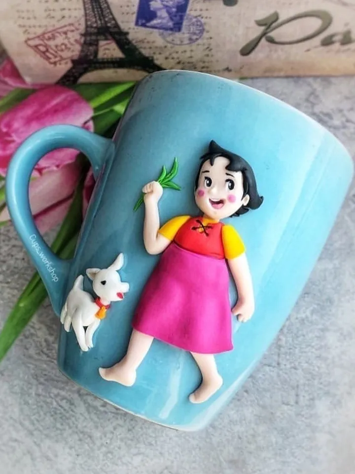 Personalised princess on cute mug for children