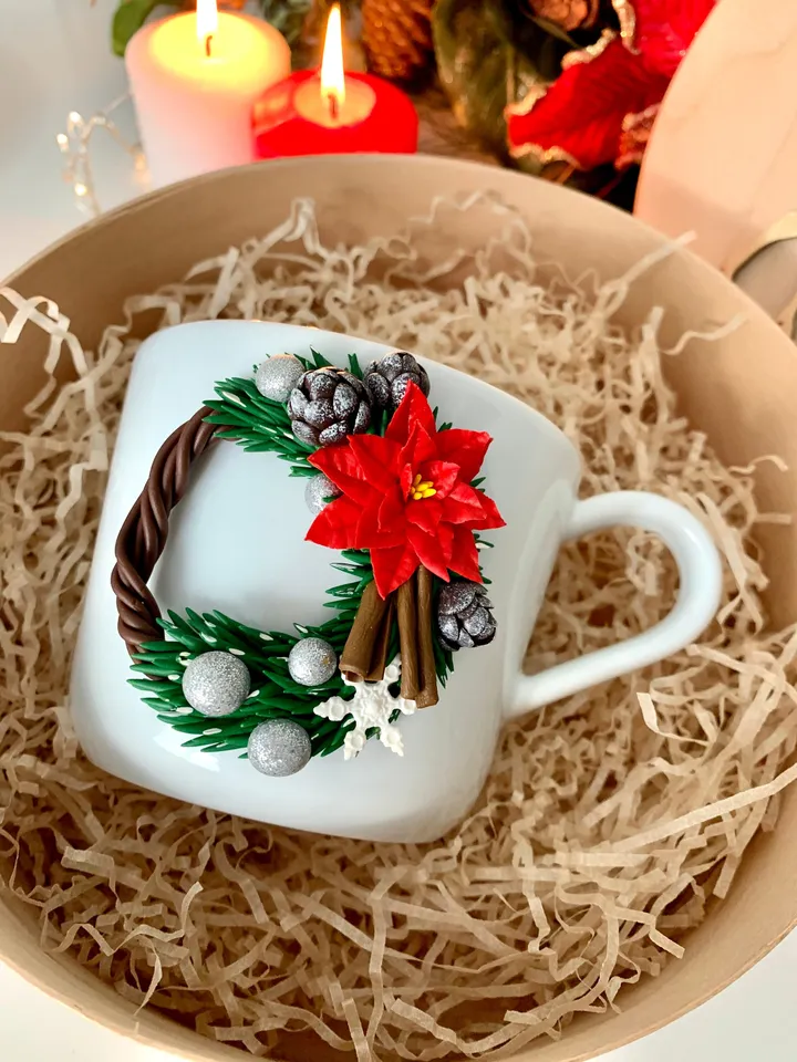 Custom Christmas mug good idea for coworker or boss gift
