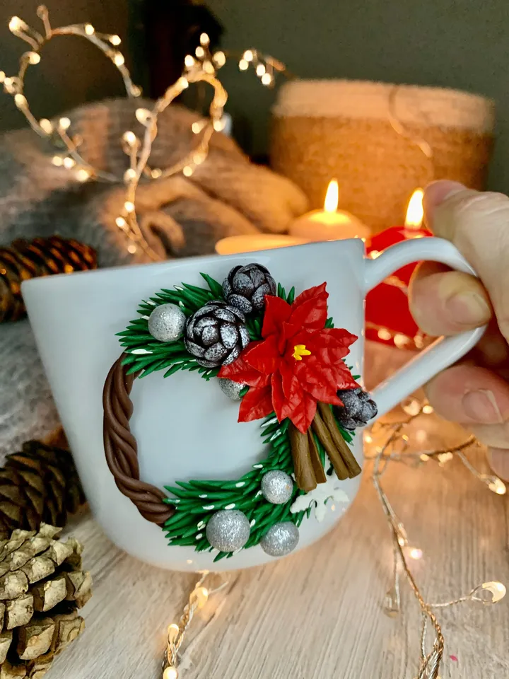 Custom Christmas mug good idea for coworker or boss gift