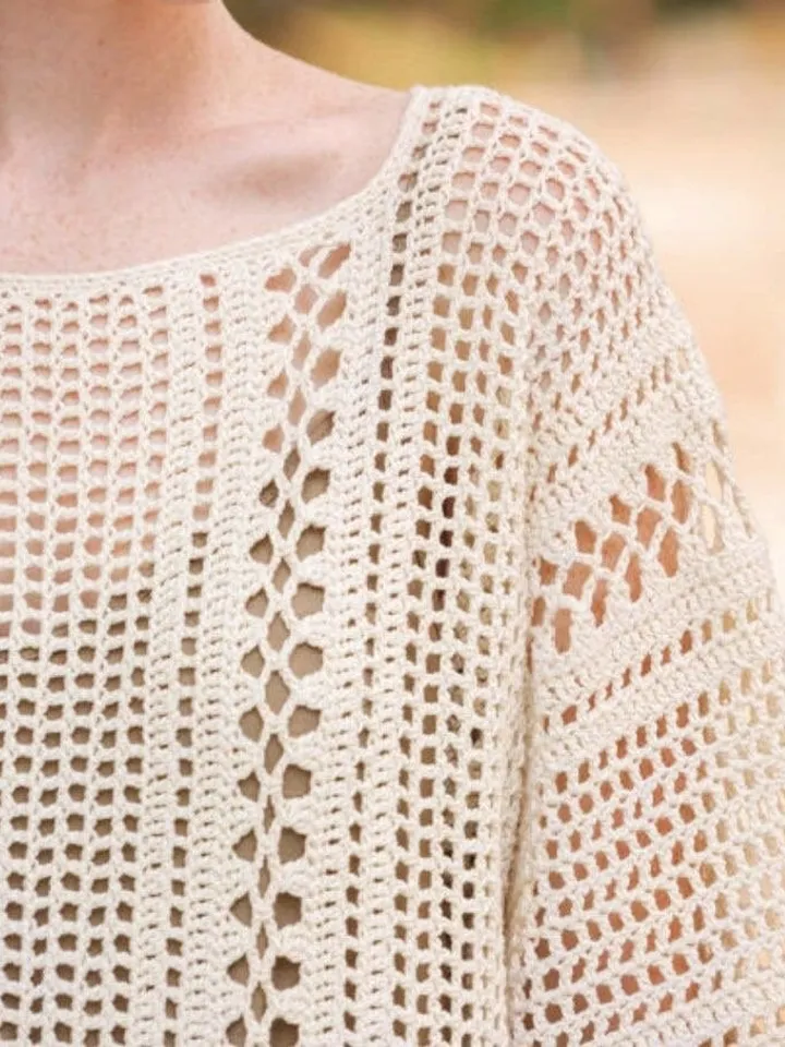 CROCHET PATTERN Top / Summer crochet sweater / boho Top pattern