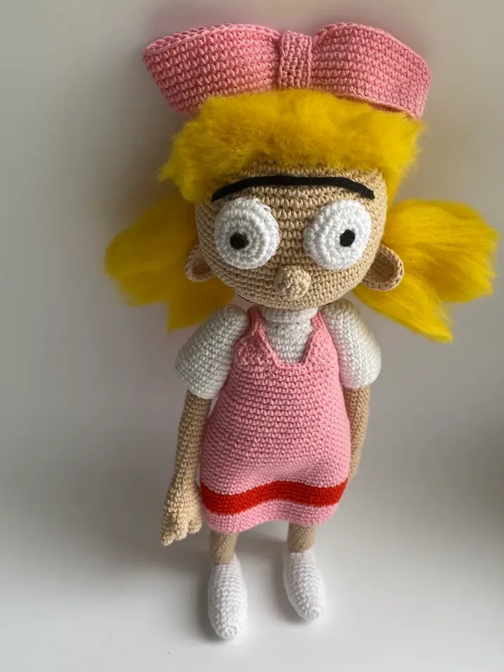 Helga by Hey Arnold PDF crochet pattern