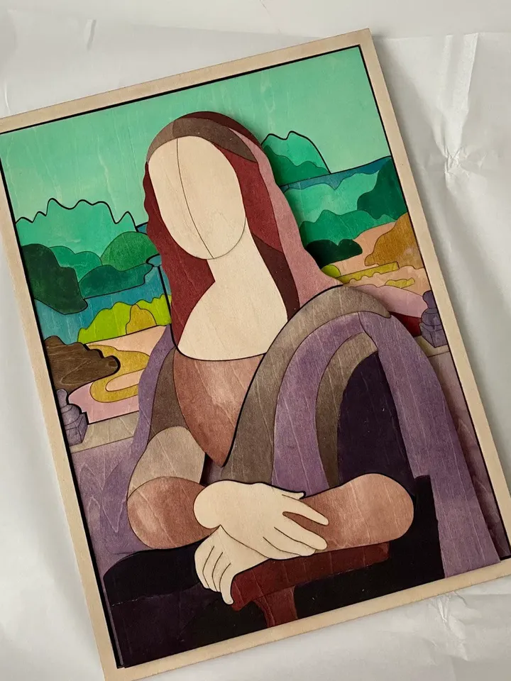 Set of famous masterpiece Woman
