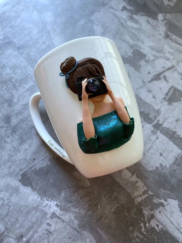 Photo glass mug for ceo, sister or coworker gift