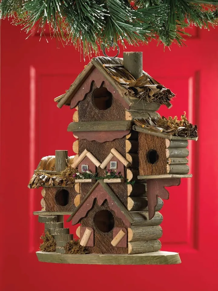 Rustic Gingerbread Style Bird House