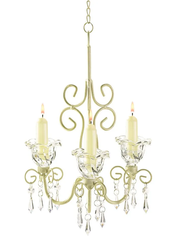 Shabby Chic Scroll Candelier
