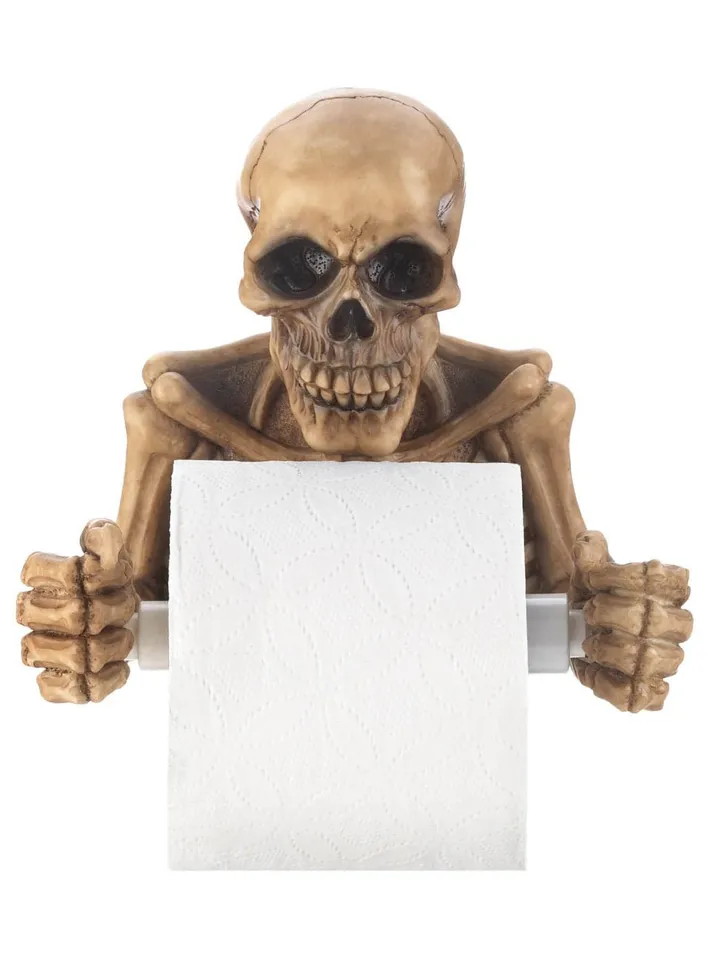 Skeleton Toilet Paper Holder