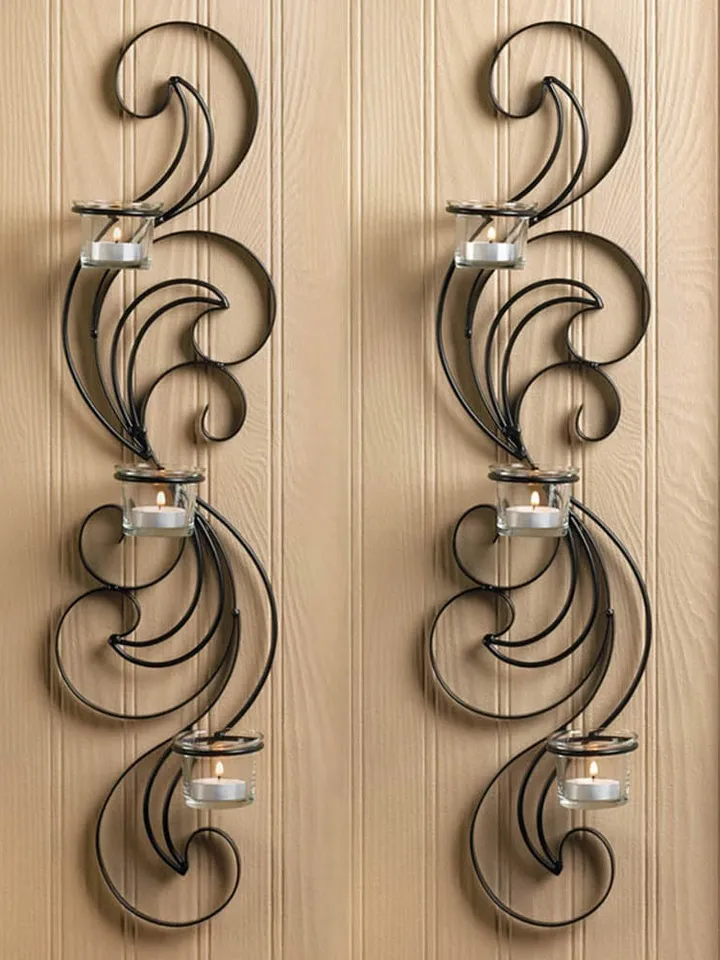 Wisp Candle Sconce Set