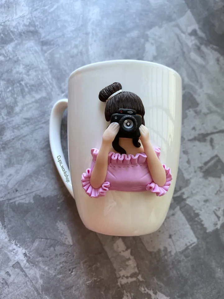Photo glass mug for ceo, sister or coworker gift