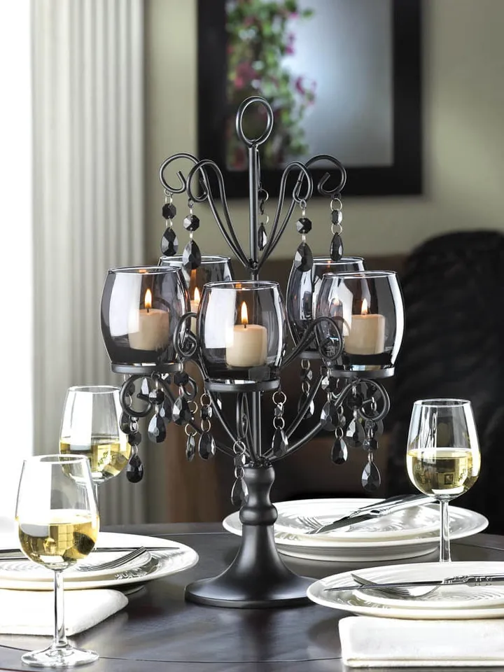 Midnight Elegance Candelabra