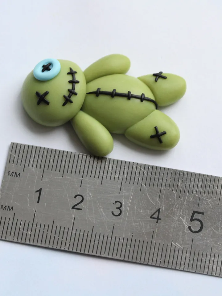 Voodoo Doll Keychain Silicone Resin Mold, Rag doll mold