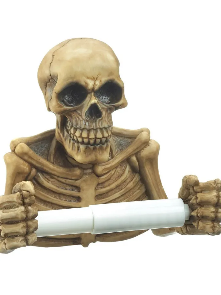 Skeleton Toilet Paper Holder