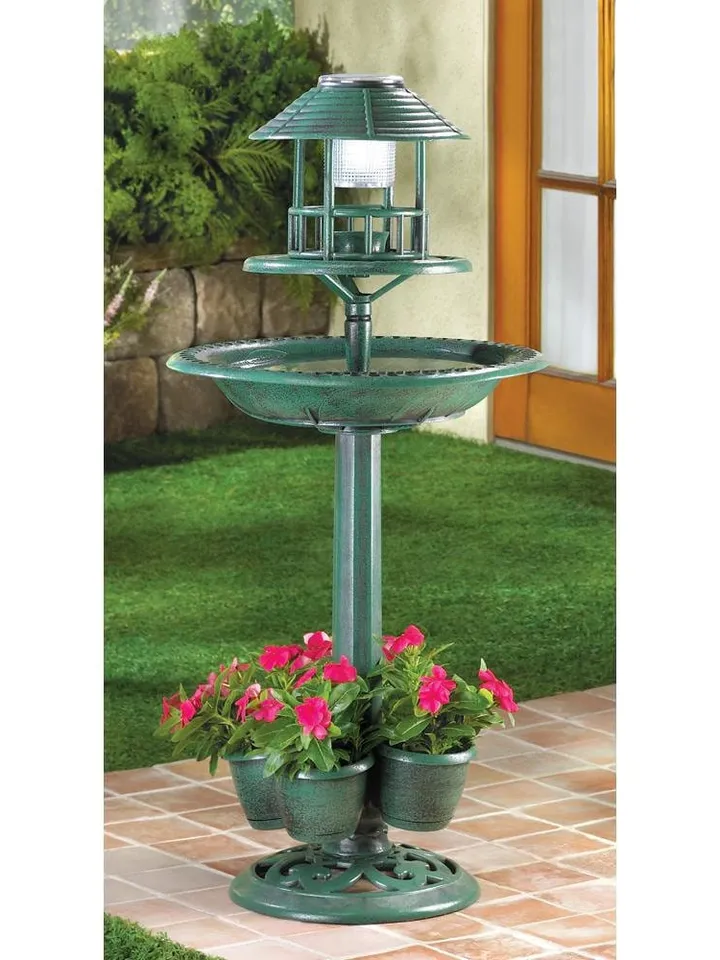 Verdigris Garden Centerpiece
