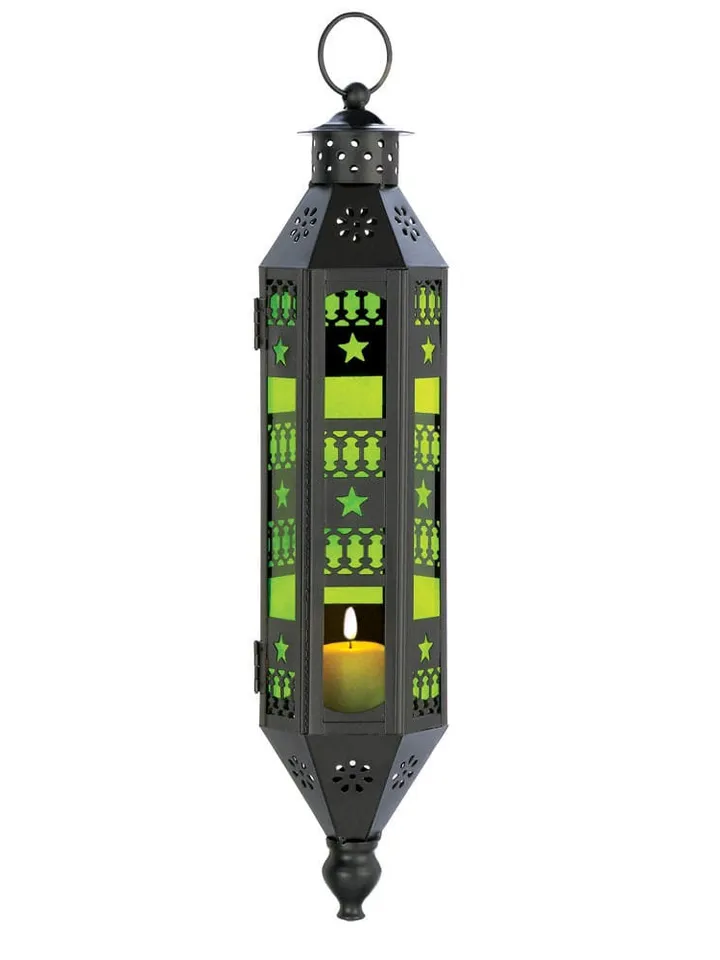 Emerald Serenity Hanging Lamp