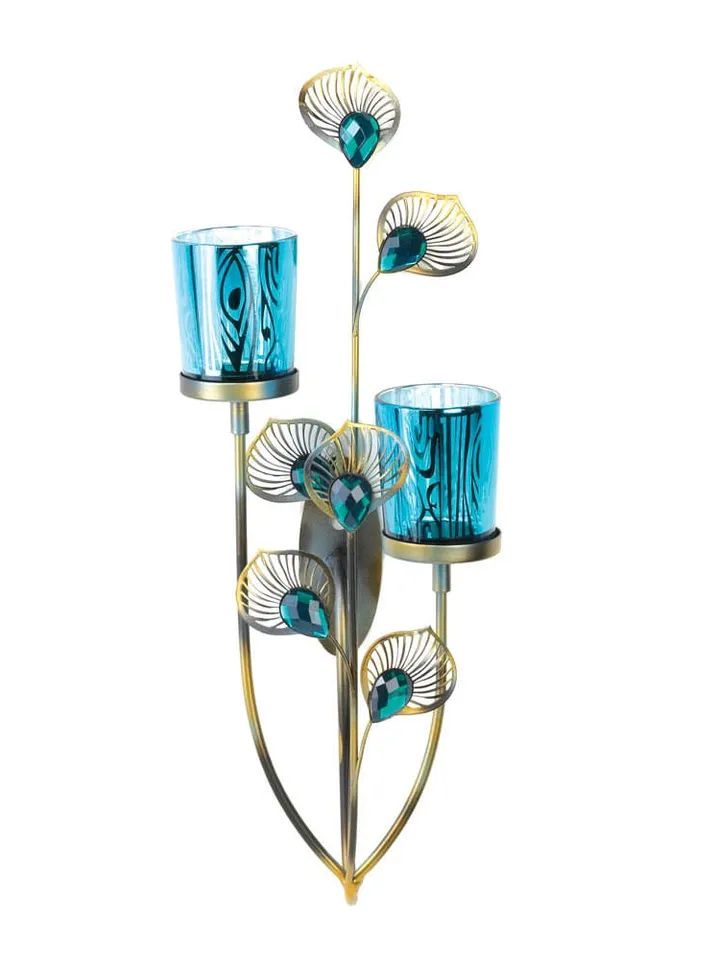 Peacock Plume Wall Sconce