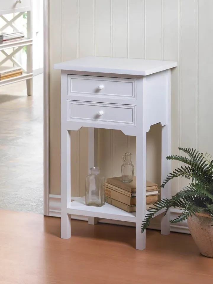 White Accent Table