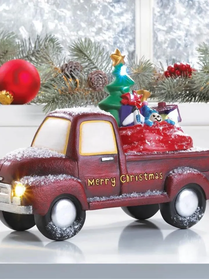Light-Up Toy Delivery Truck