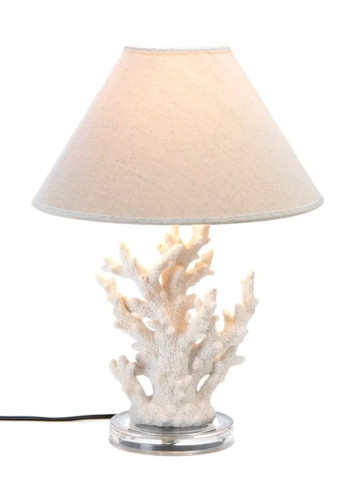 White Coral Table Lamp