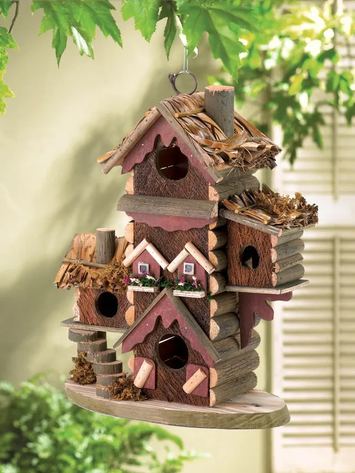 Rustic Gingerbread Style Bird House