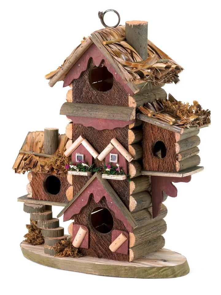 Rustic Gingerbread Style Bird House