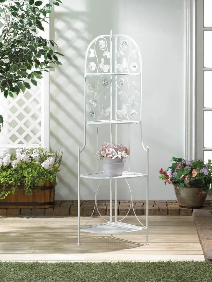 Butterfly 4-Tier Corner Rack