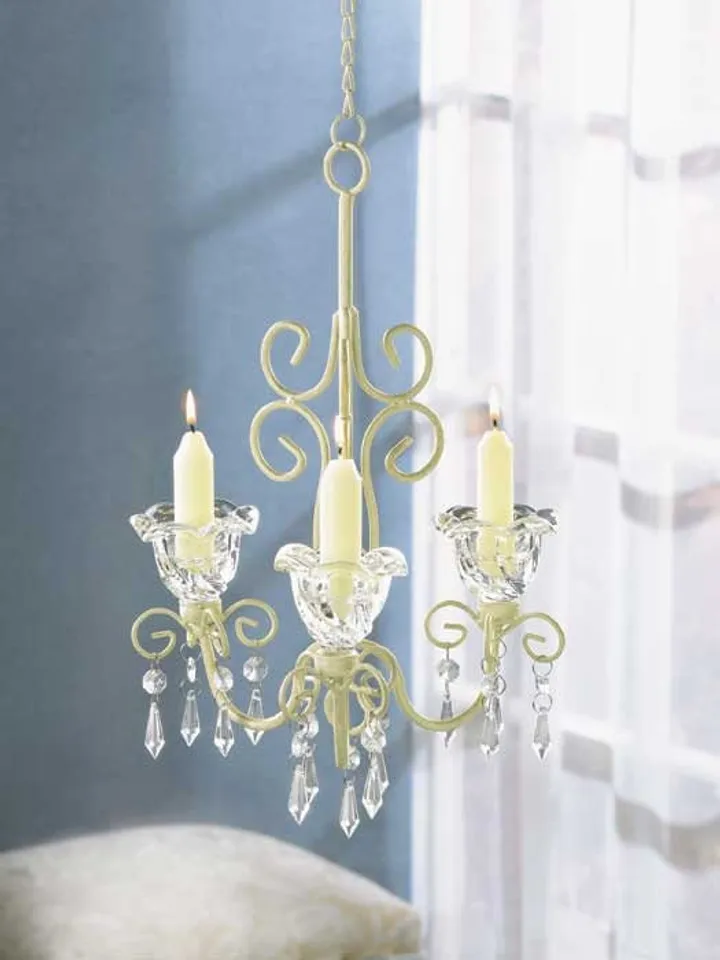 Shabby Chic Scroll Candelier