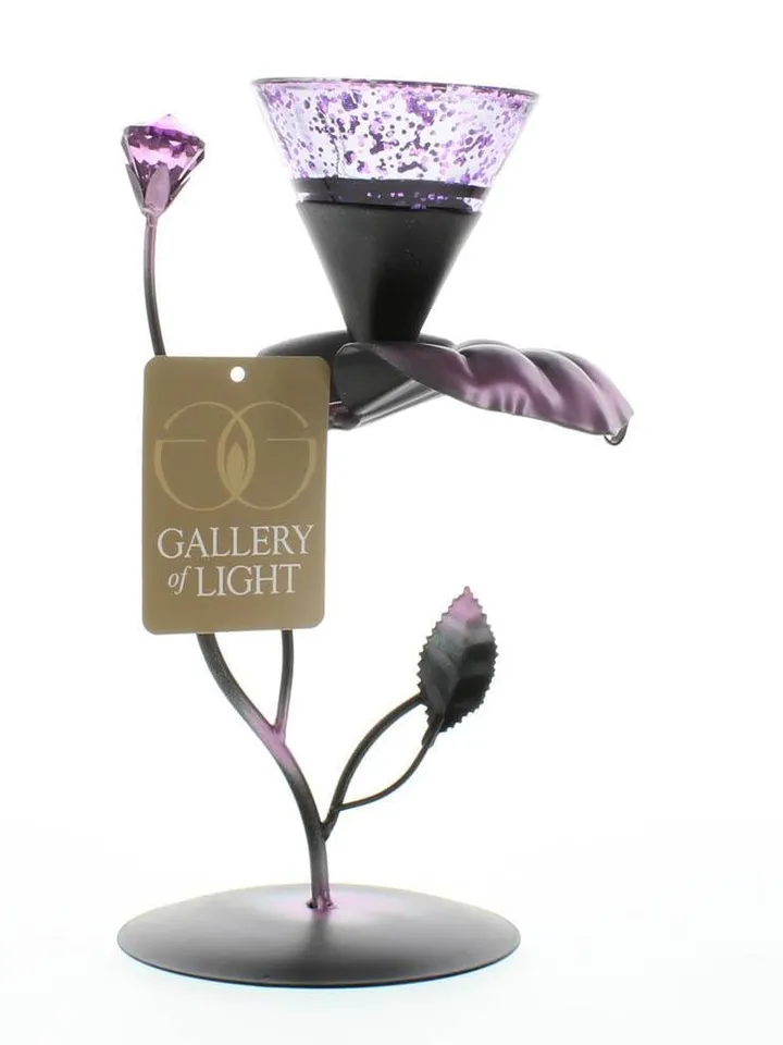 Lilac Lily Pad Tealight Holder