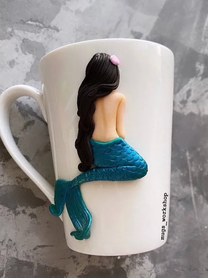 Mermaid Coffee Mug, Personalized Mermaid Cup, Mermaid Gift For Her, Best Friend Coffee Mug Gift, Ocean Lover Mug