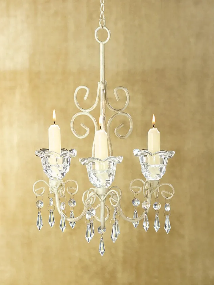 Shabby Chic Scroll Candelier