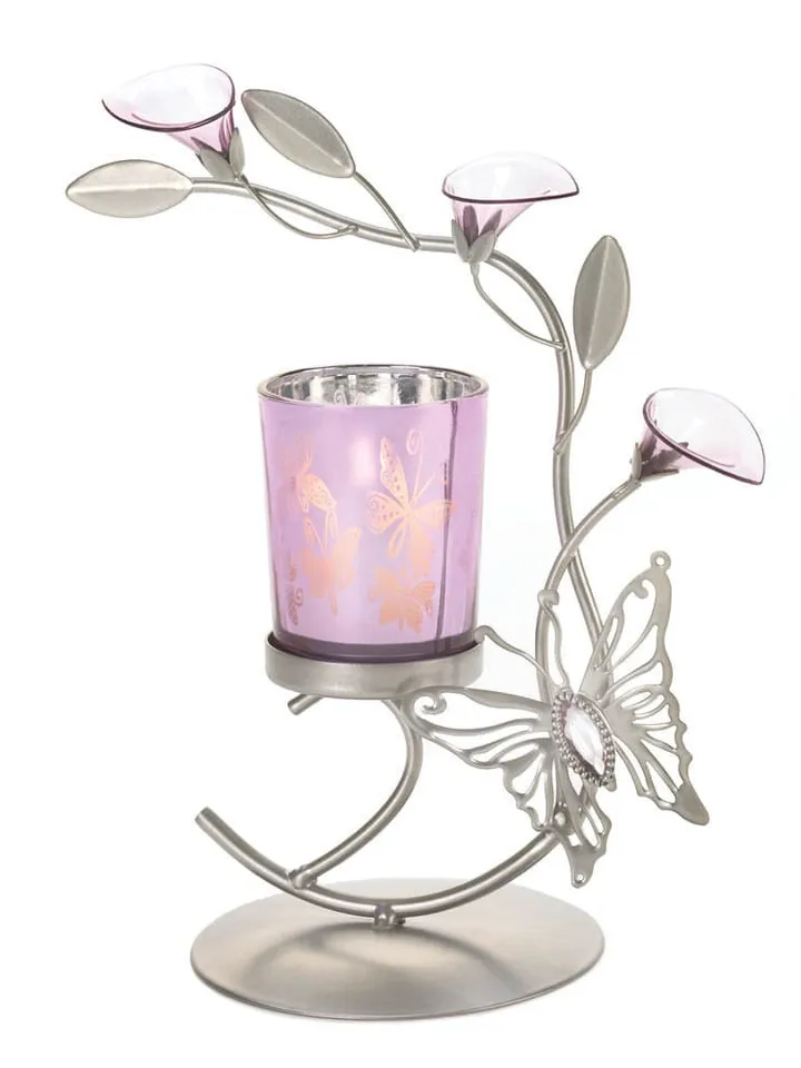 Butterfly Lily Candle Holder
