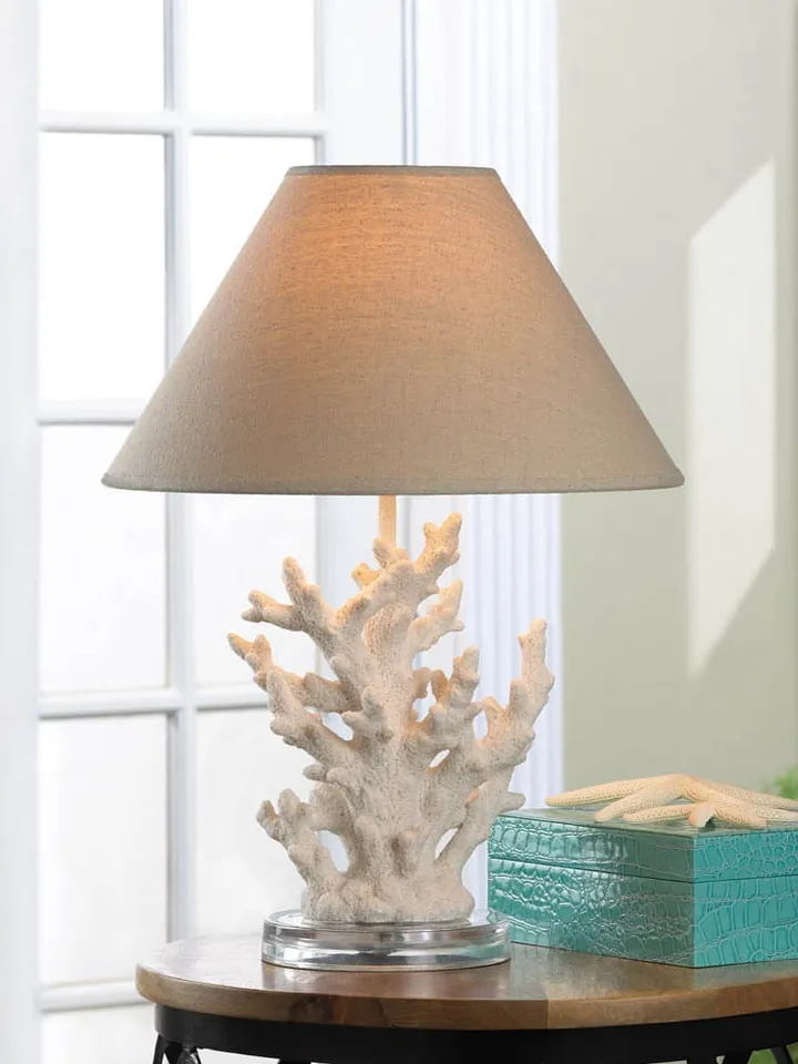 White Coral Table Lamp