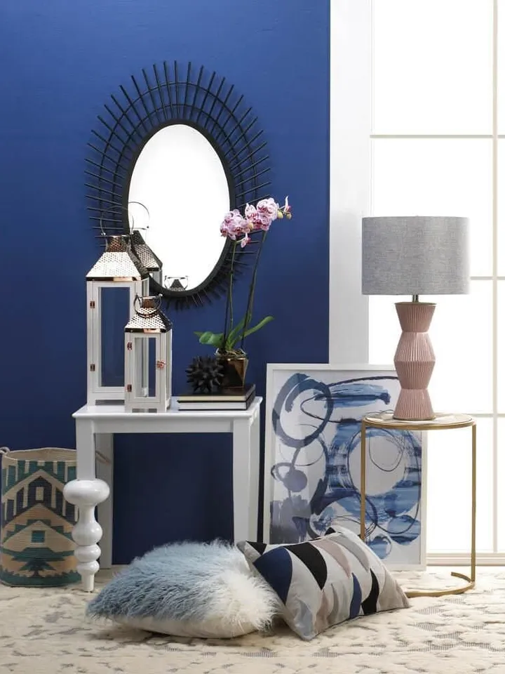 Milan White Accent Table