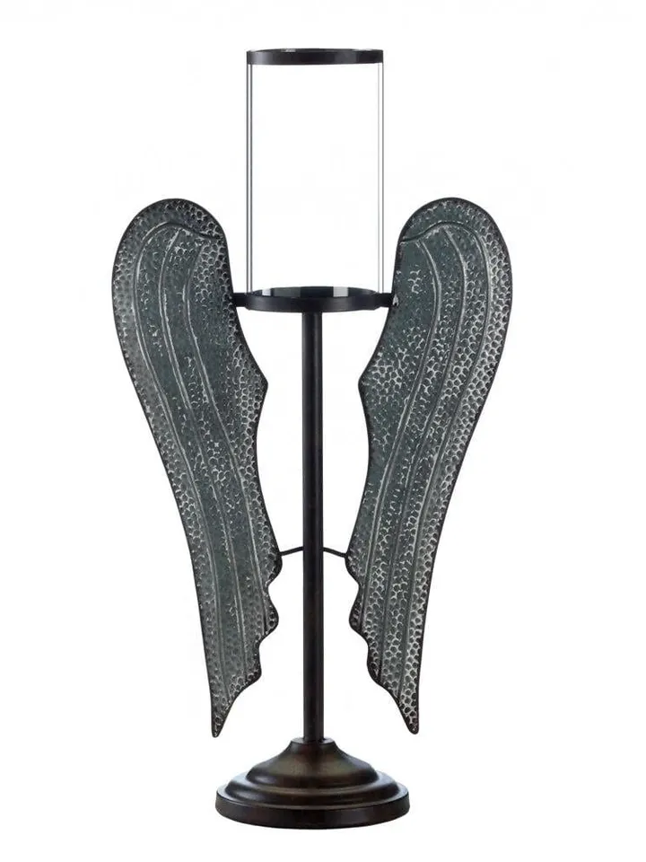 Angel Wings Farmhouse Candle Holder