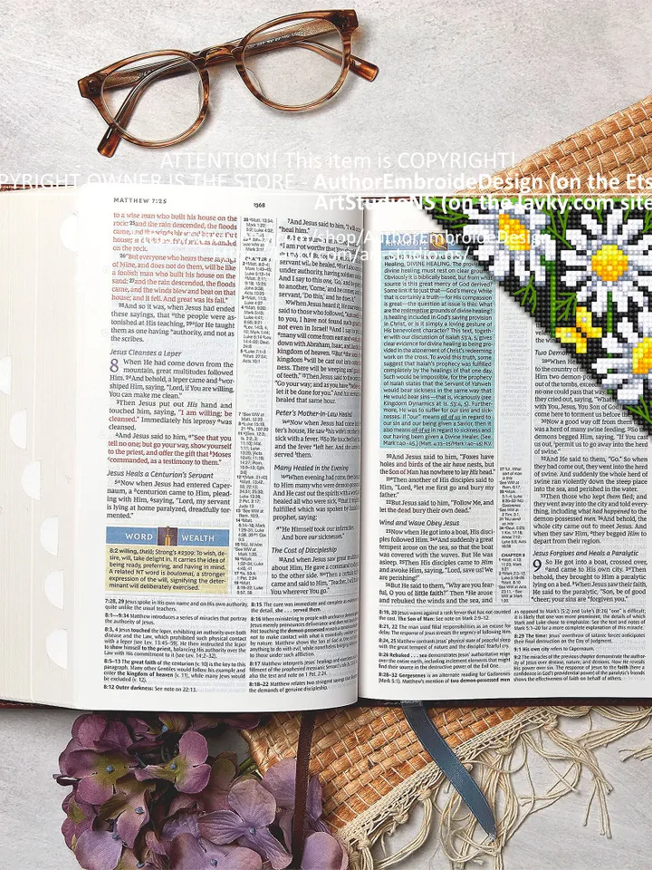 Corner bookmark chamomile cross stitch pattern PDF download Chamomile flowers cross stitch chart, Floral bookmark corner digital PDF #B205