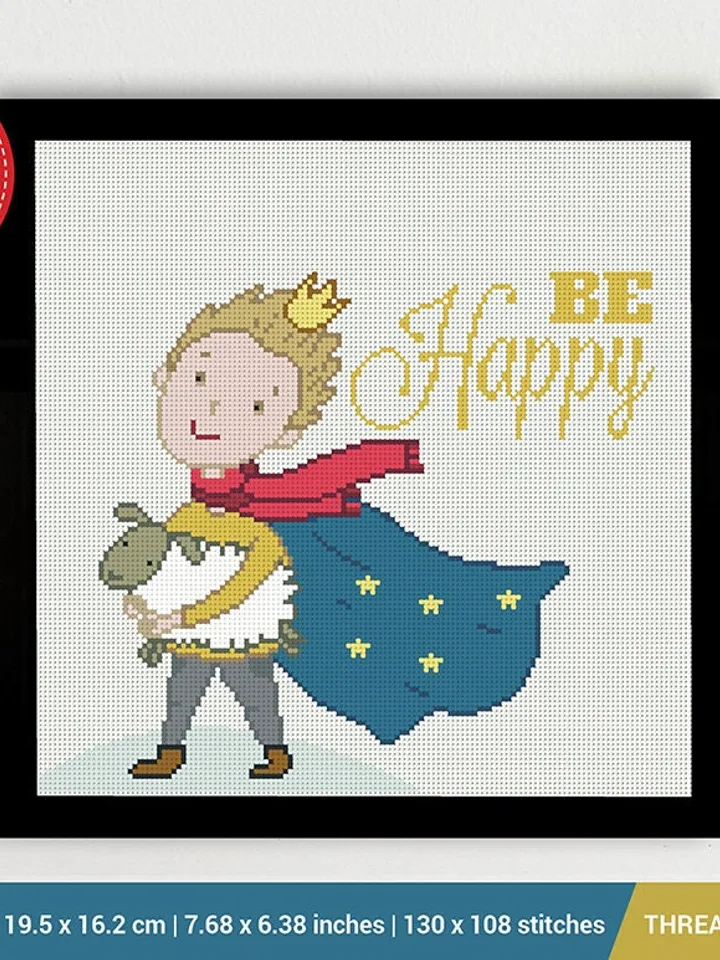 The little prince Cross stitch pattern | Embroidery Pattern | Instant Download | Embroidery Designs