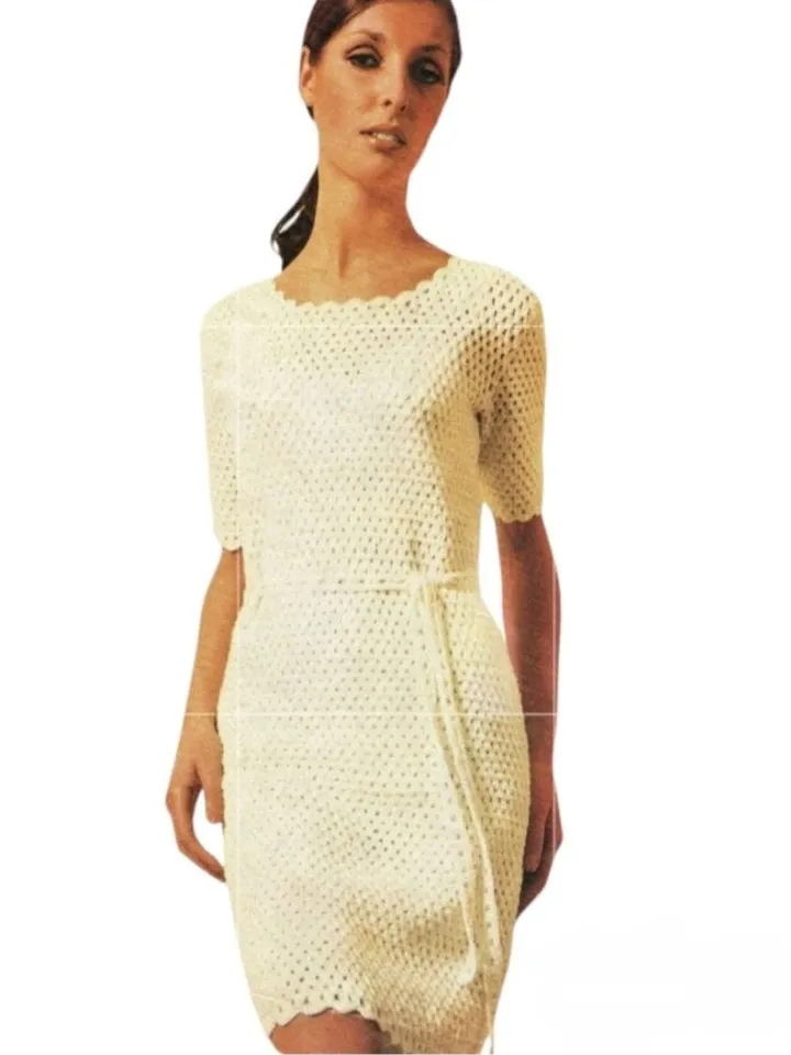 Dress crochet pattern, crochet dress, summer dress instant download pdf