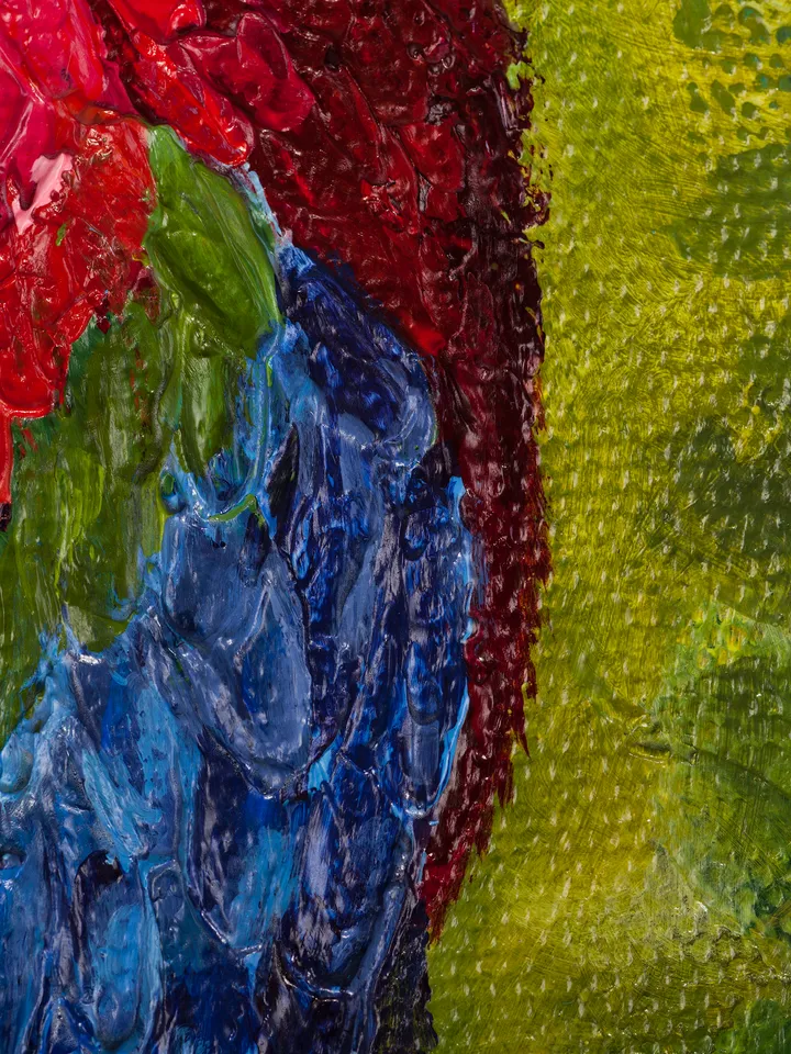 Digital product parrot painting, Parrot poster, Bird picture, Parrot picture, Brightly colored bird