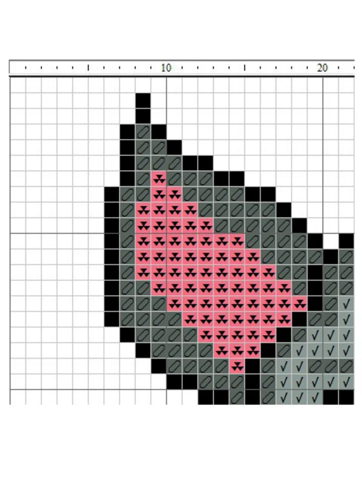Bat cross stitch pattern, Halloween embroidery easy for kids cross stitch chart