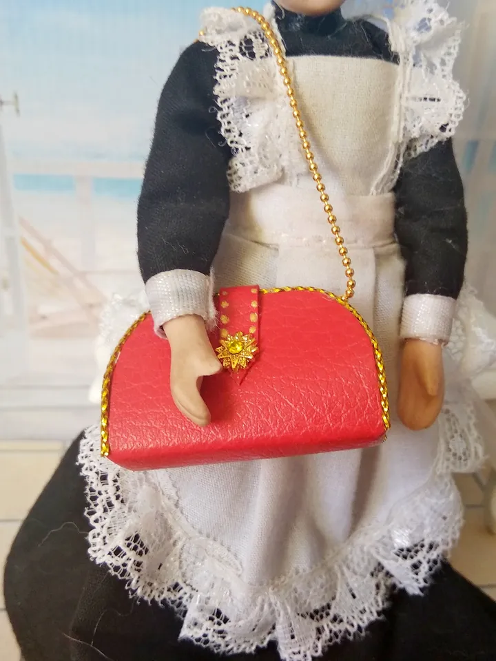 Doll bag. Handmade.1:12 scale.
