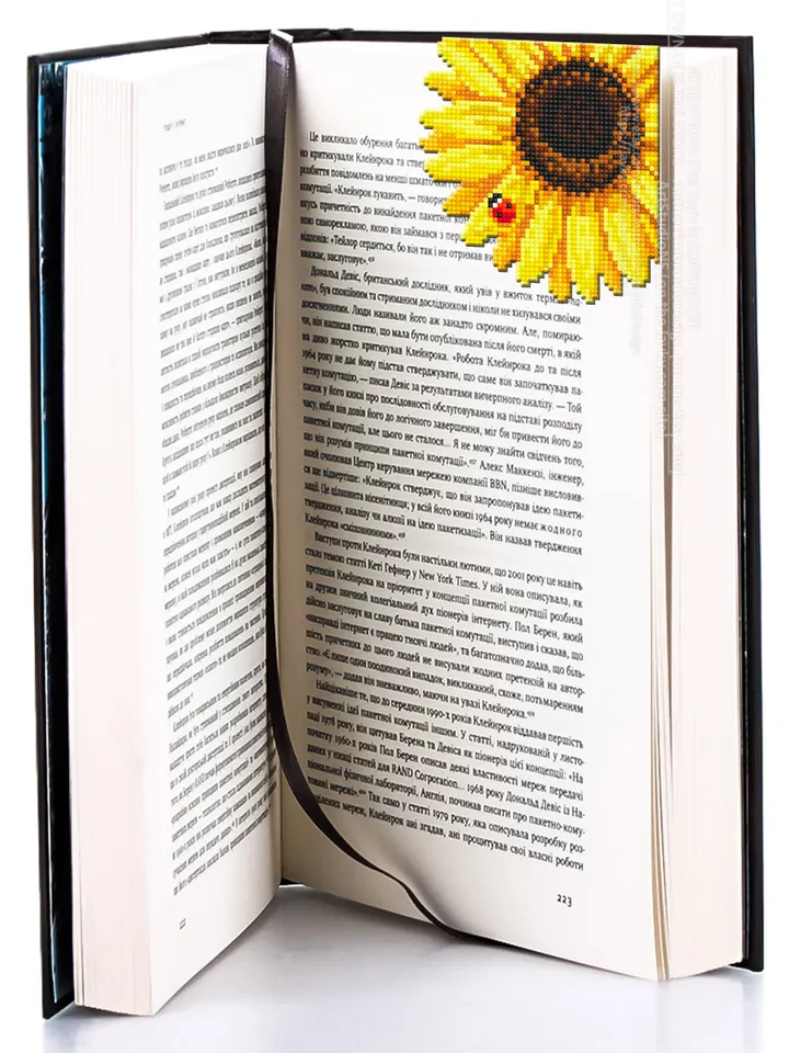 Corner bookmark cross stitch pattern PDF download Sunflower cross stitch chart, Floral bookmark pattern digital PDF Bookmark for women #B252