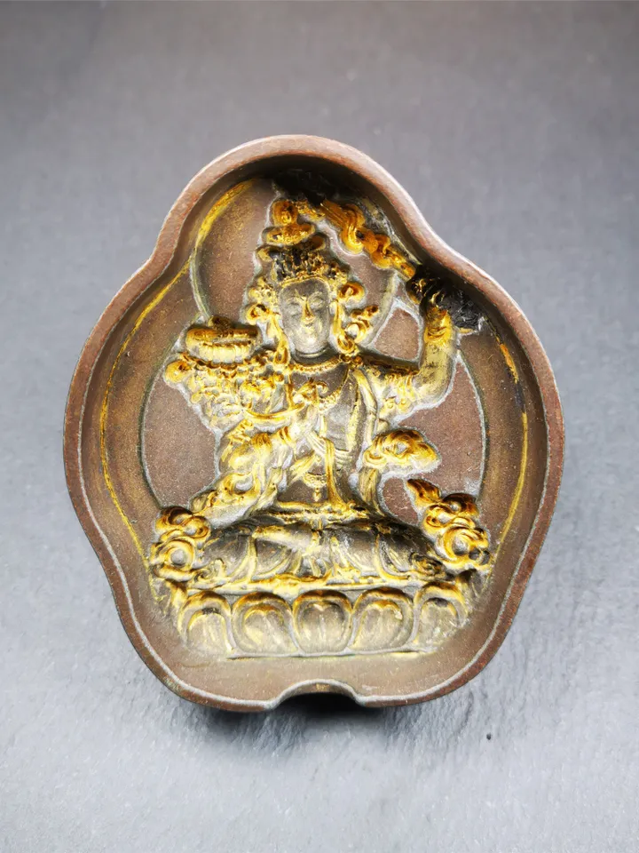 Gandhanra Tibetan Buddha Statue Mold,Manjusri Tsa Tsa ,Copper Mould For Making Clay Buddha Statue,Tsha Tsha