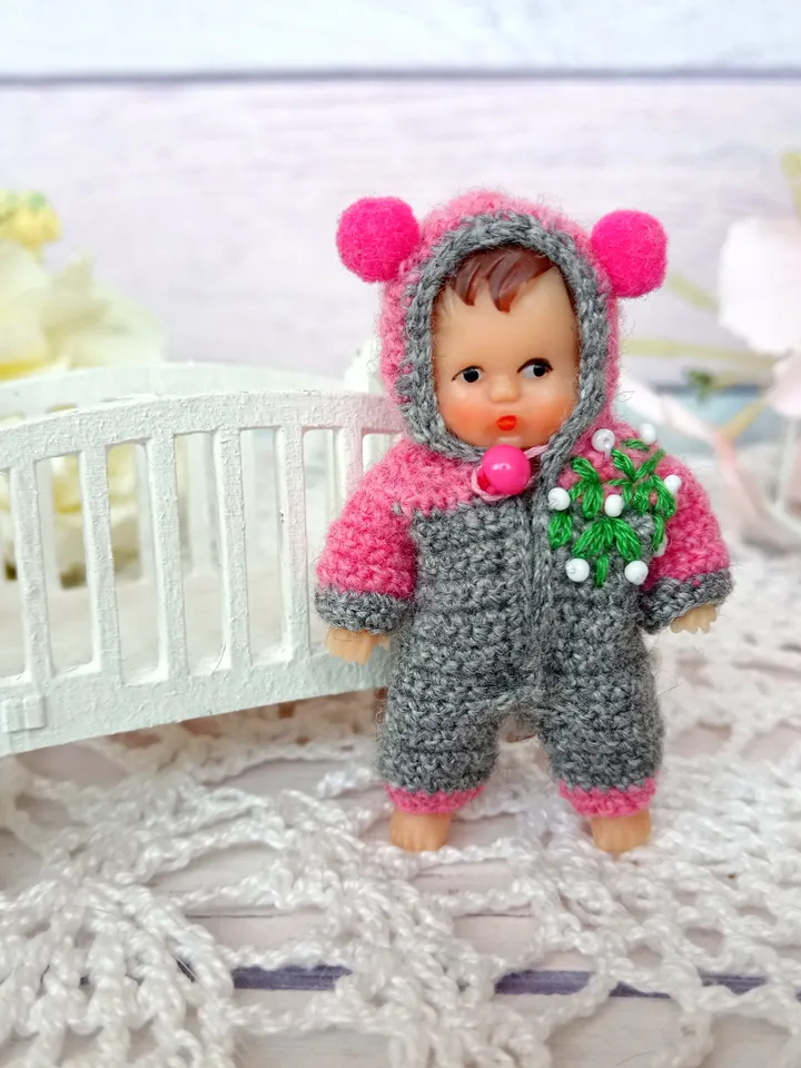 Vintage german mini doll clothes