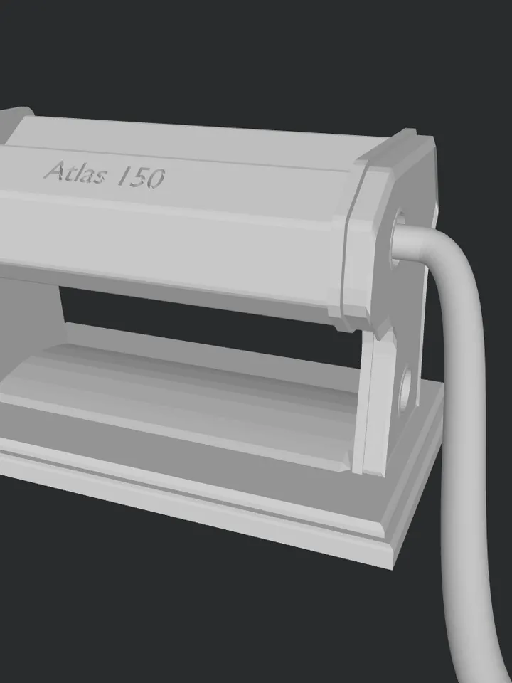 3D MODEL Miniature pasta machine model ready to print