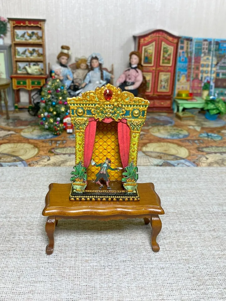 Tutorial. Puppet theater . Two sizes. 1:12.