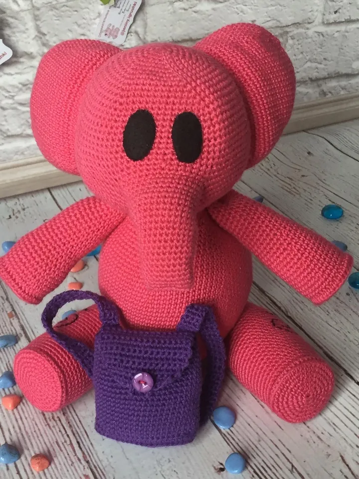 Crochet Pattern Elephant Ellie