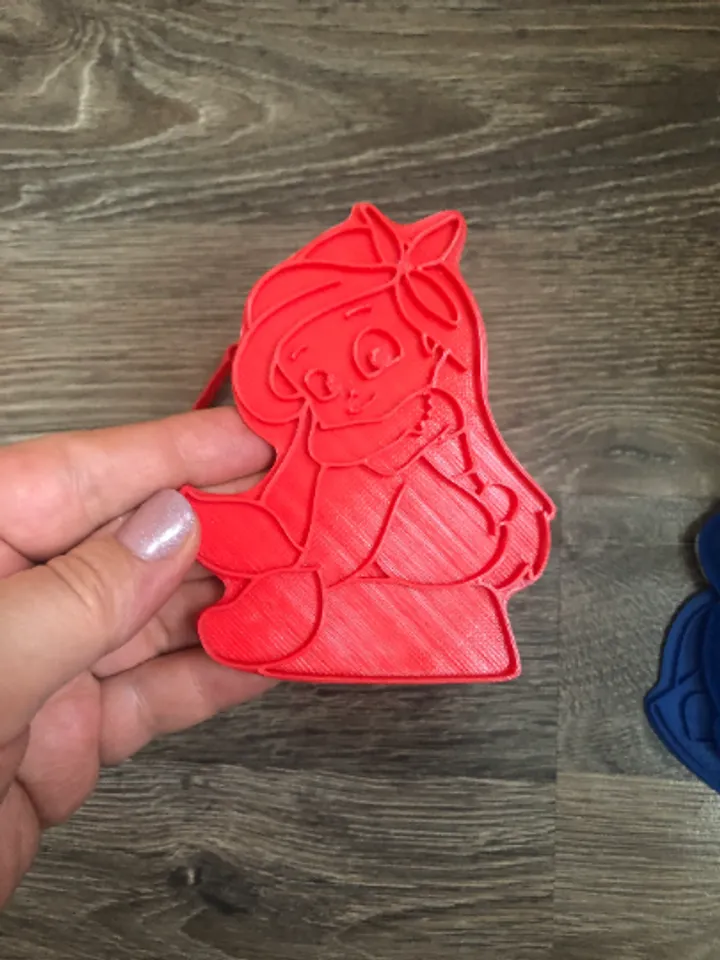 Mermaid cookie cutter Custom stamp for cake topper gingerbread decor cutters sugar cookies polimer clay