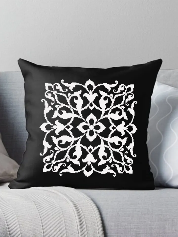 Vintage mandala cross stitch pattern PDF download Victorian gothic mandala, Square ornament cross stitch chart, Vintage pattern PDF #M207