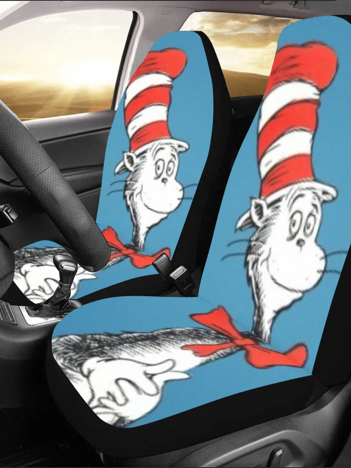 Dr Seuss Car Seat Covers Set of 2 Universal Size