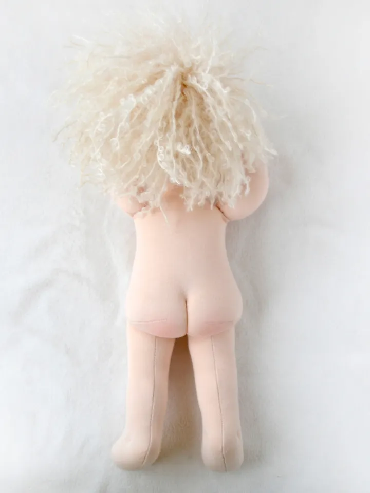 DIY Waldorf doll 15 inch (38 cm) tall. PDF pattern and tutorial. Patterns of doll clothes as bonus!