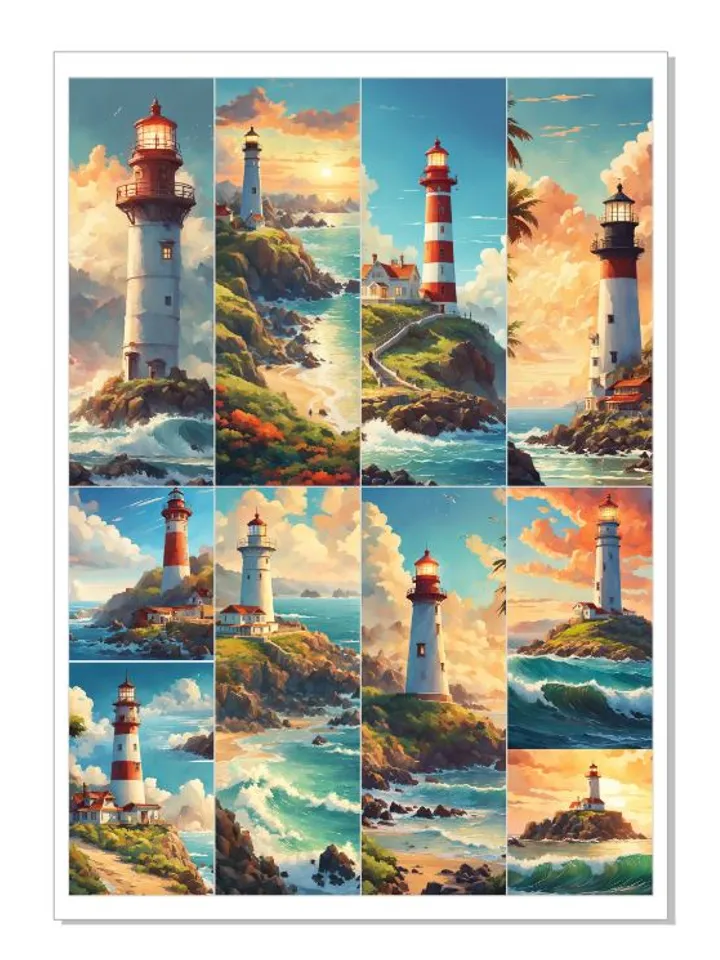 Bookmarks "Lighthouses"