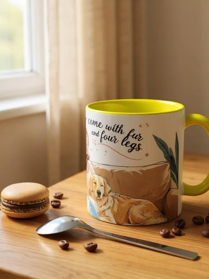 Golden Retriever Mom Mug | Funny Dog Lover Gift | Cute Puppy Coffee Cup | 11oz & 15oz Pet Owner Tea Mug